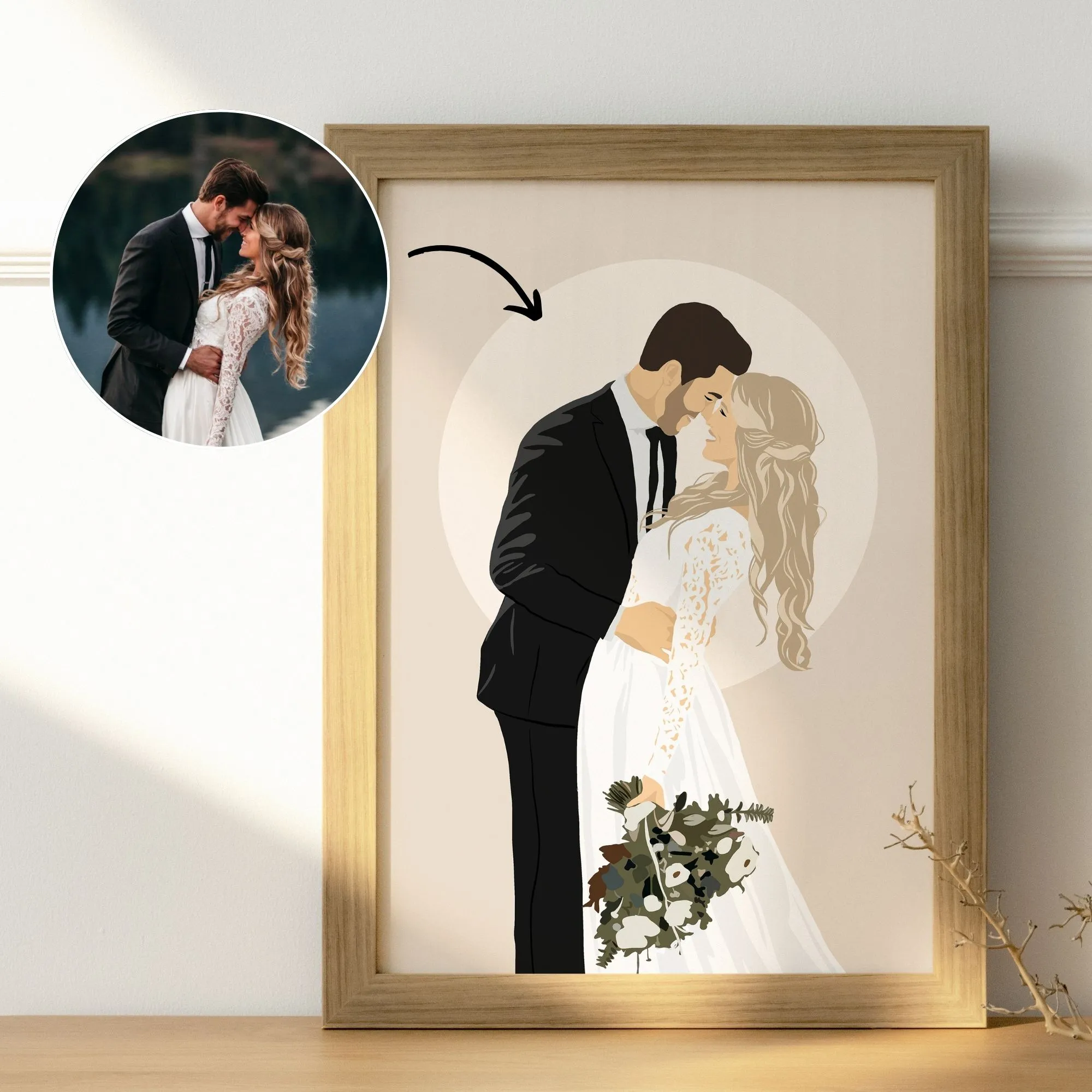 portrait personnalisé original - cadeau souvenir